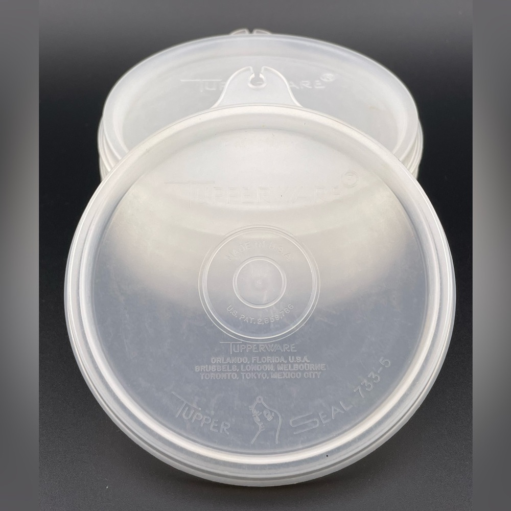 Vintage, Clear Replacement Lid 733 by Tupperware